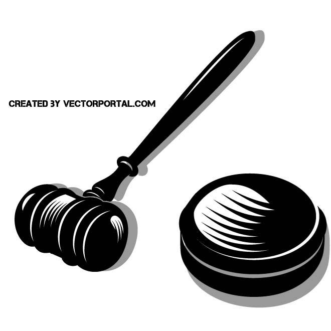 660x660 Vector Image Of A Gavel