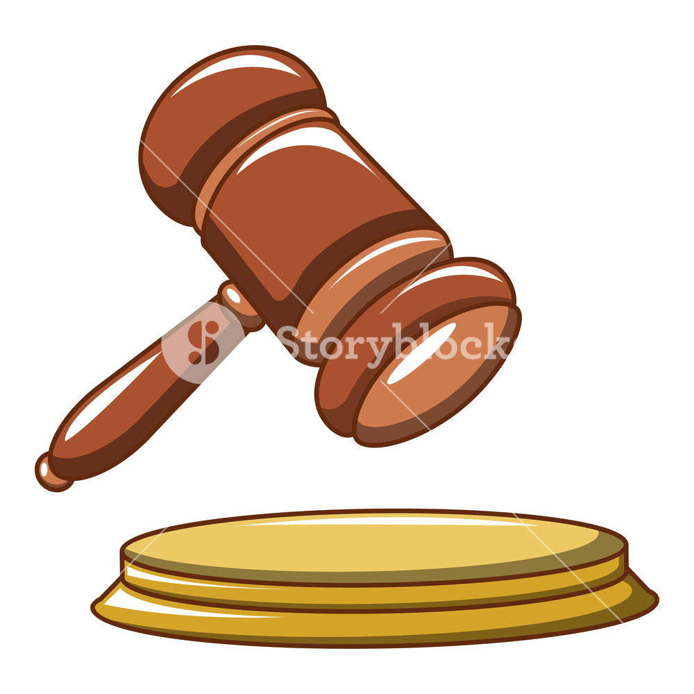1000x1000 Hammer Of The Judge Icon Cartoon Of Hammer Of The Judge Vector
