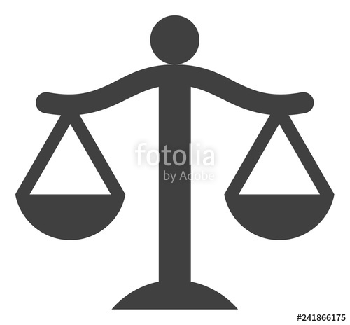 500x464 Judge Vector Icon Symbol Flat Pictogram Is Isolated On A White