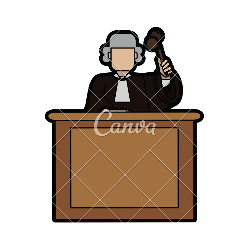 800x800 Judge Vector