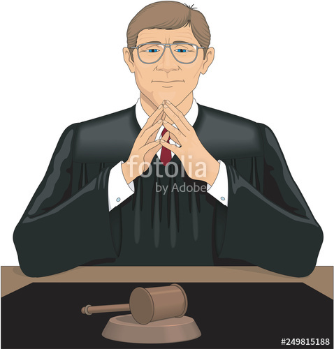478x500 Judge Vector Illustration Stock Image And Royalty Free Vector