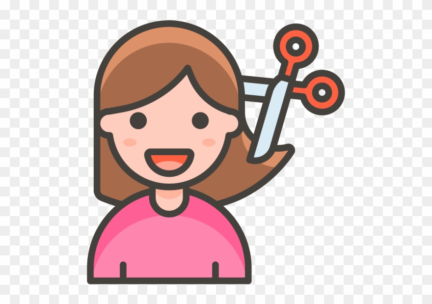 880x619 Woman Getting Haircut Emoji
