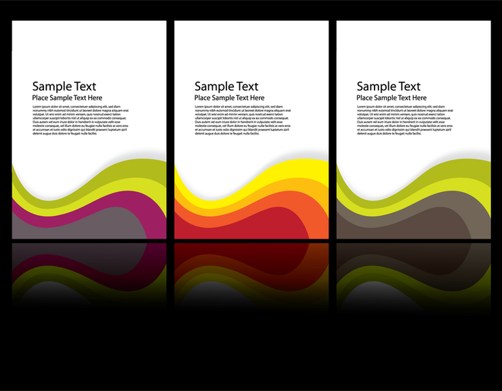 732x570 Juegos De Vector De Plantilla De Tarjeta