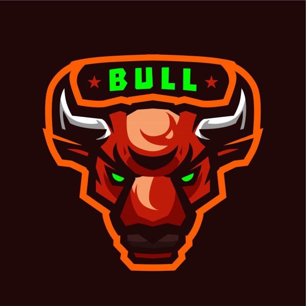626x626 Plantilla De Vector De Juego De Toro Mascota Logo
