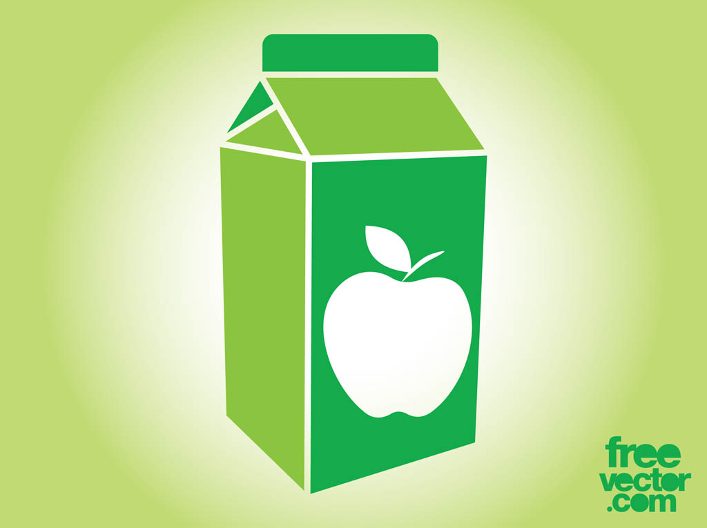 1024x765 Apple Juice Box Vector Art Graphics