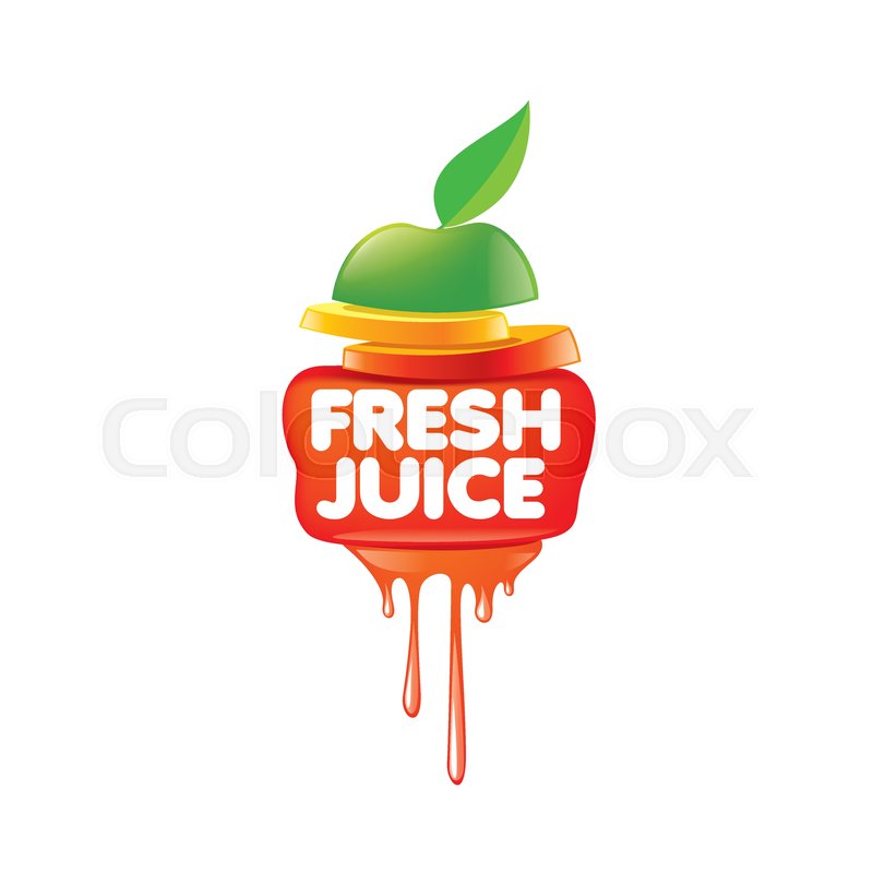 800x800 Logo For Fresh Juice Vector Stock Vector Colourbox