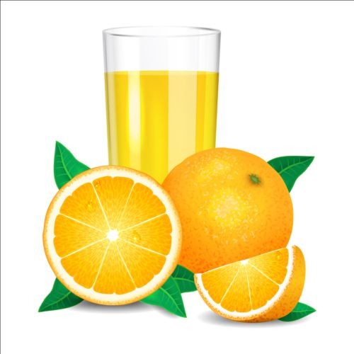 500x500 Fresh Orange Juice Vector Material Download My Free Photoshop