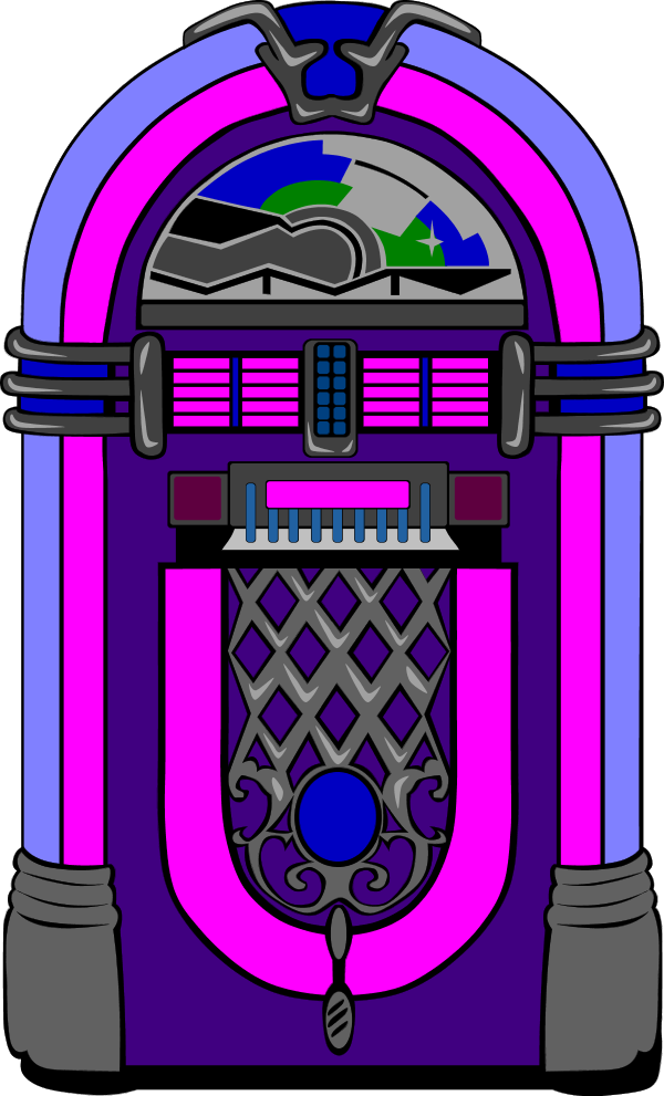 600x991 Jukebox Clipart