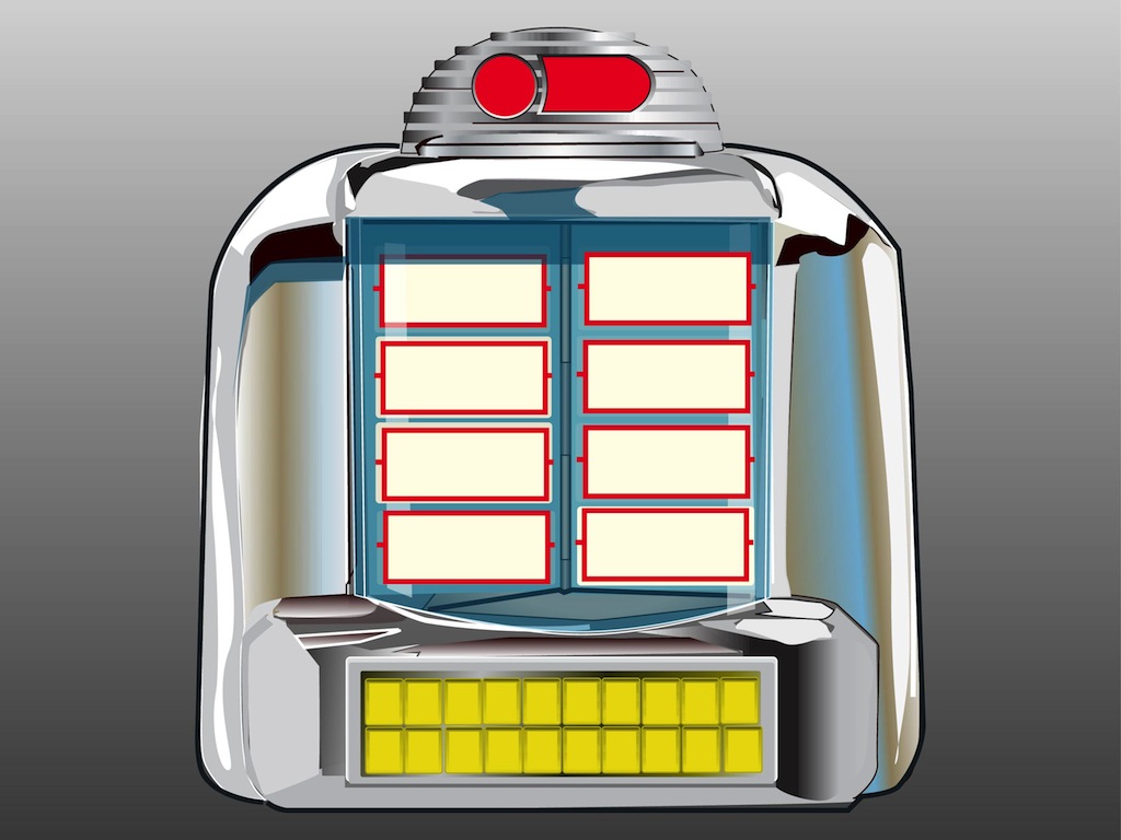 1024x768 Jukebox Vector Vector Art Graphics