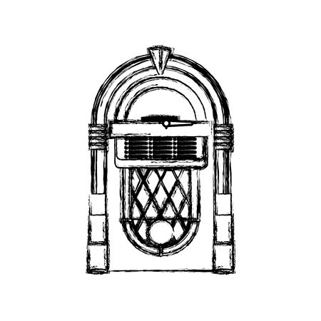 450x450 Jukebox Vintage Rockola Icon Vector Illustration Graphic Design