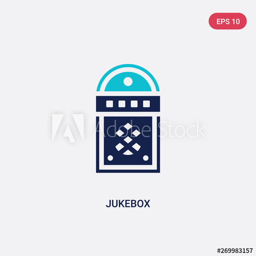 500x500 Two Color Jukebox Vector Icon From Birthday Party And Wedding