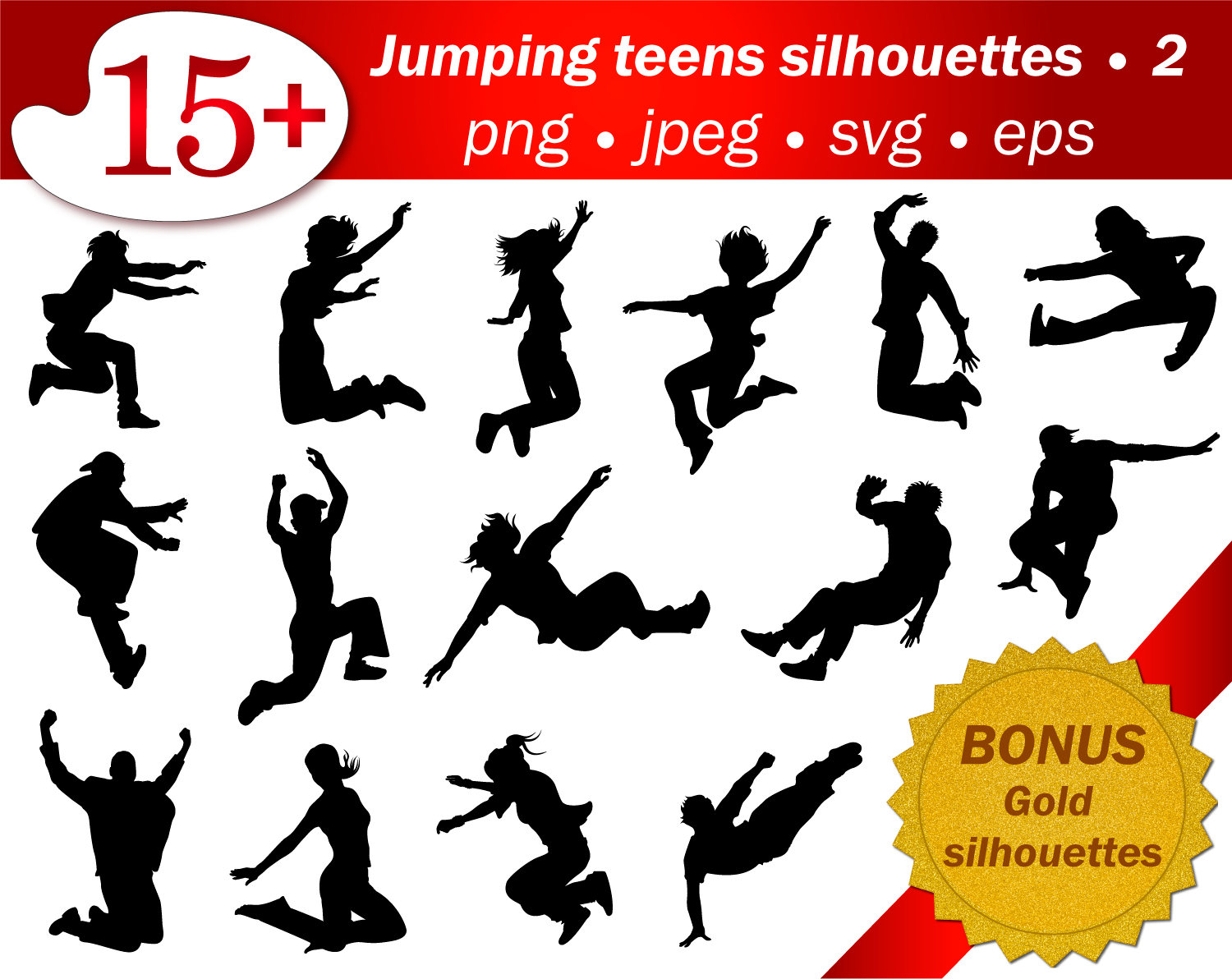 1500x1192 Teens Jumping Silhouette Man People Jump Vector Editable Etsy