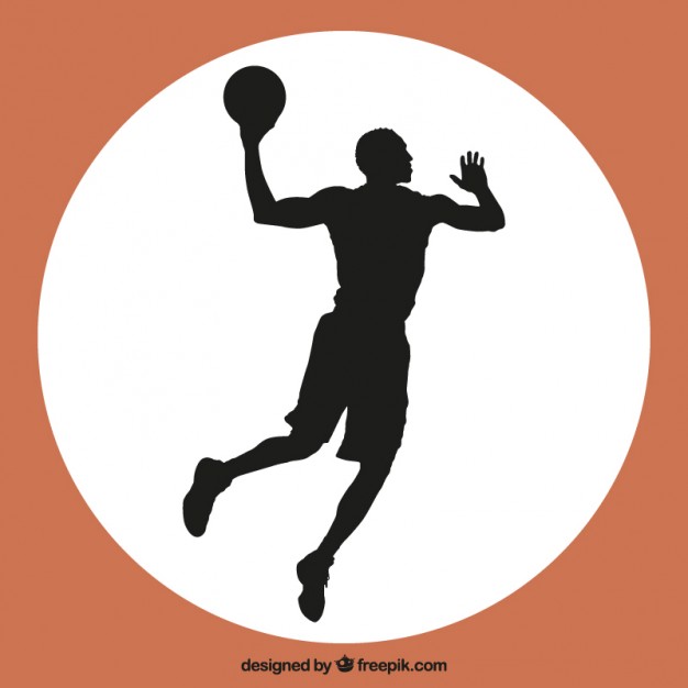 626x626 Basketball Player Jump Vector Vector Free Download