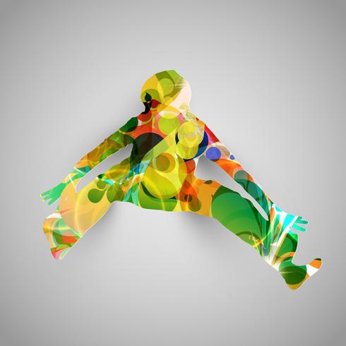 490x490 Colorful Jumper Vector Illustration
