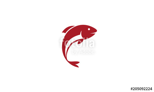 Fish Logo Vector, Jumping Fish Icon Stock Image And Royalty Free 500x300 Fish Logo Vector, Jumping Fish Icon Stock Image And Royalty Free