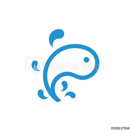 Basic Cmyksimple Jumping Fish Water Splash Cute Logo Vector 500x500 Basic Cmyksimple Jumping Fish Water Splash Cute Logo Vector