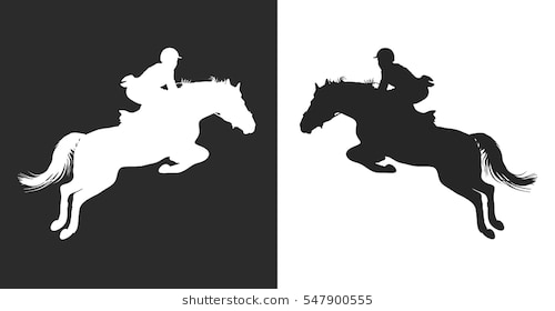 500x280 Collection Of 'jumping Horse Silhouette' Download More Than