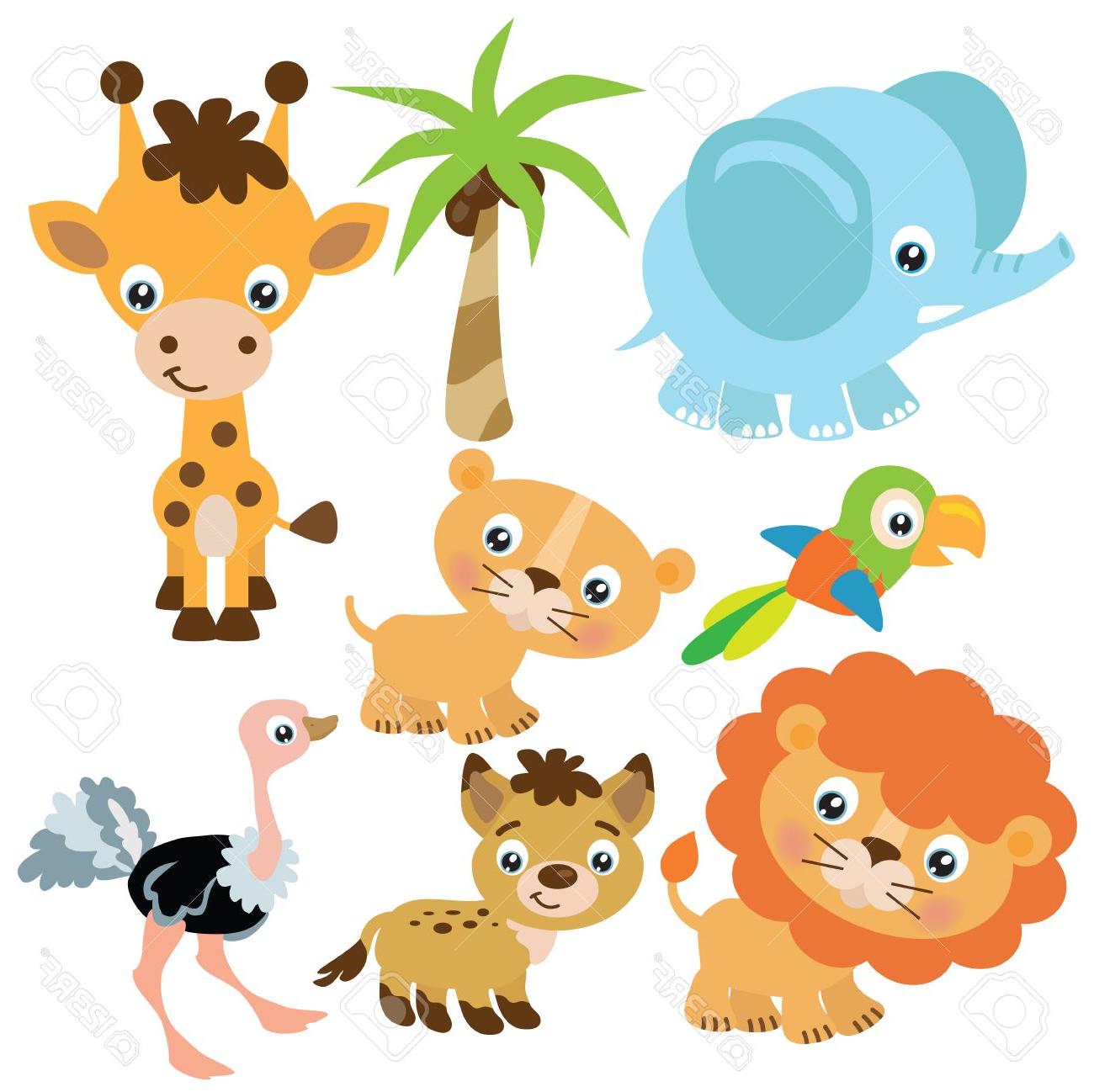 Jungle Animals Vector at Vectorified.com | Collection of Jungle Animals ...