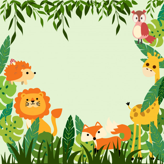 Jungle Frame Vector at Vectorified.com | Collection of Jungle Frame ...