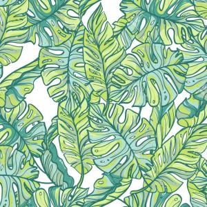 300x300 Jungle Tropical Leaves Background Vector Catchsplace