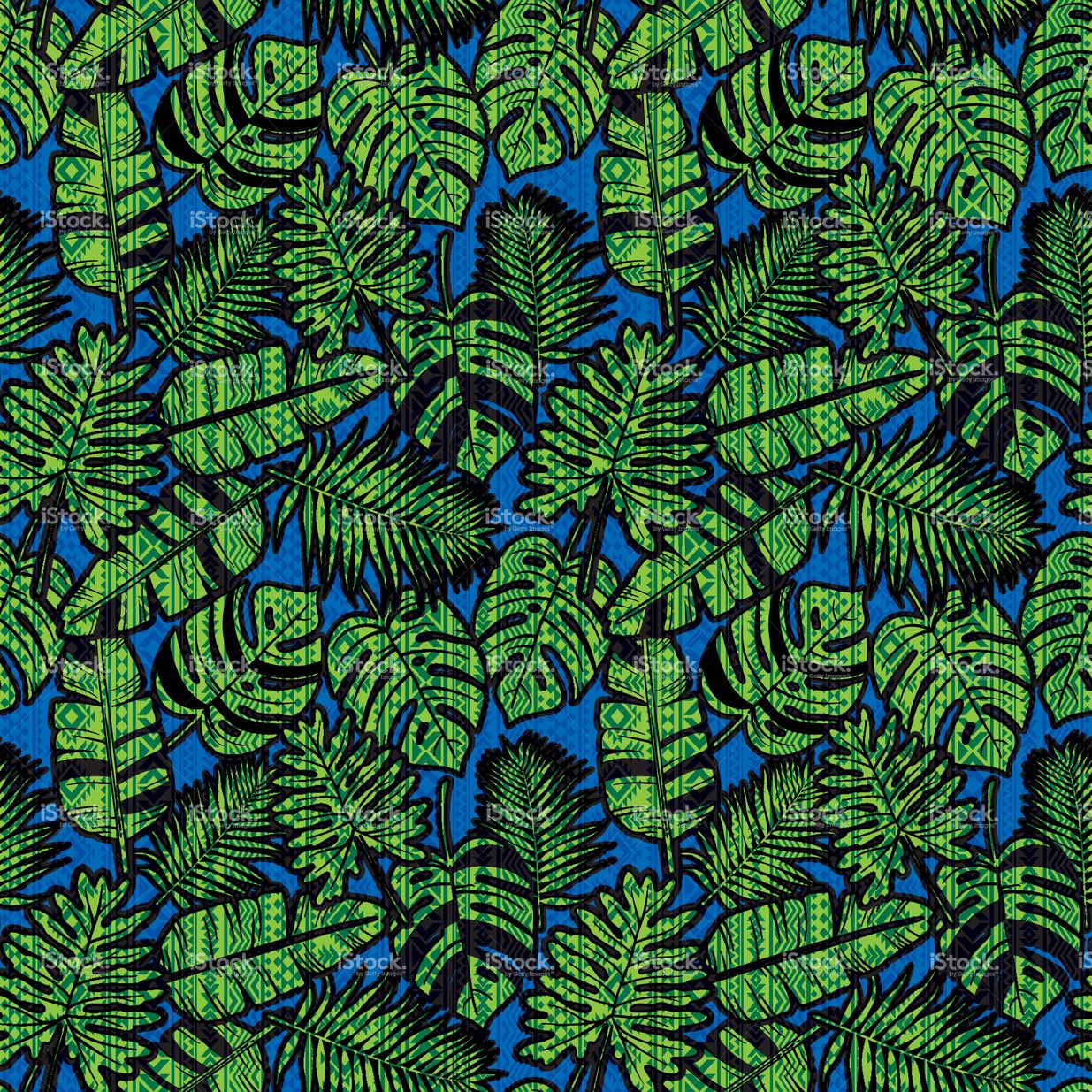 Jungle Pattern Vector at Collection of Jungle Pattern