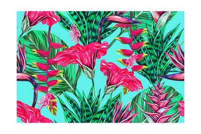 400x267 Beautiful Seamless Vector Floral Pattern Background Tropical