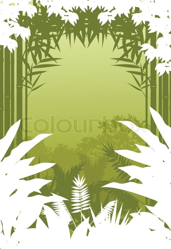 550x800 Vector Illustration Of Beauty Jungle Stock Vector Colourbox