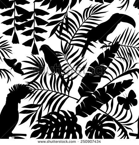 450x470 Image Result For Jungle Silhouette Glass Etching Jungle