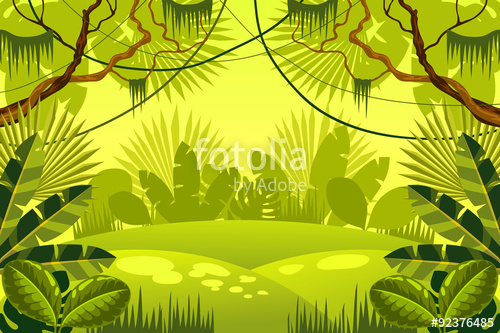 500x333 Forest Jungle Vector Illustration Stock Photo And Royalty Free