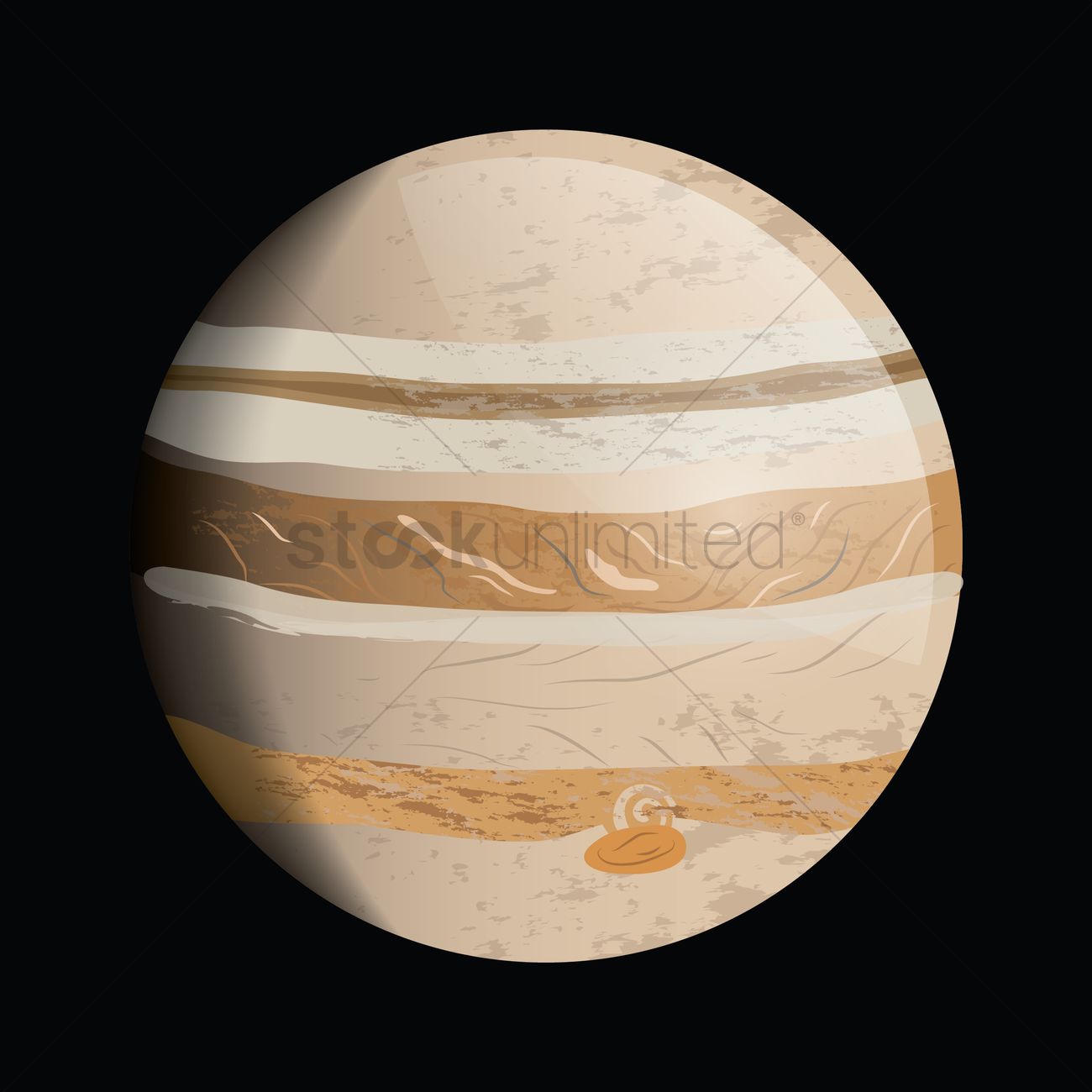 Jupiter Vector Image 1300x1300 Jupiter Vector Image