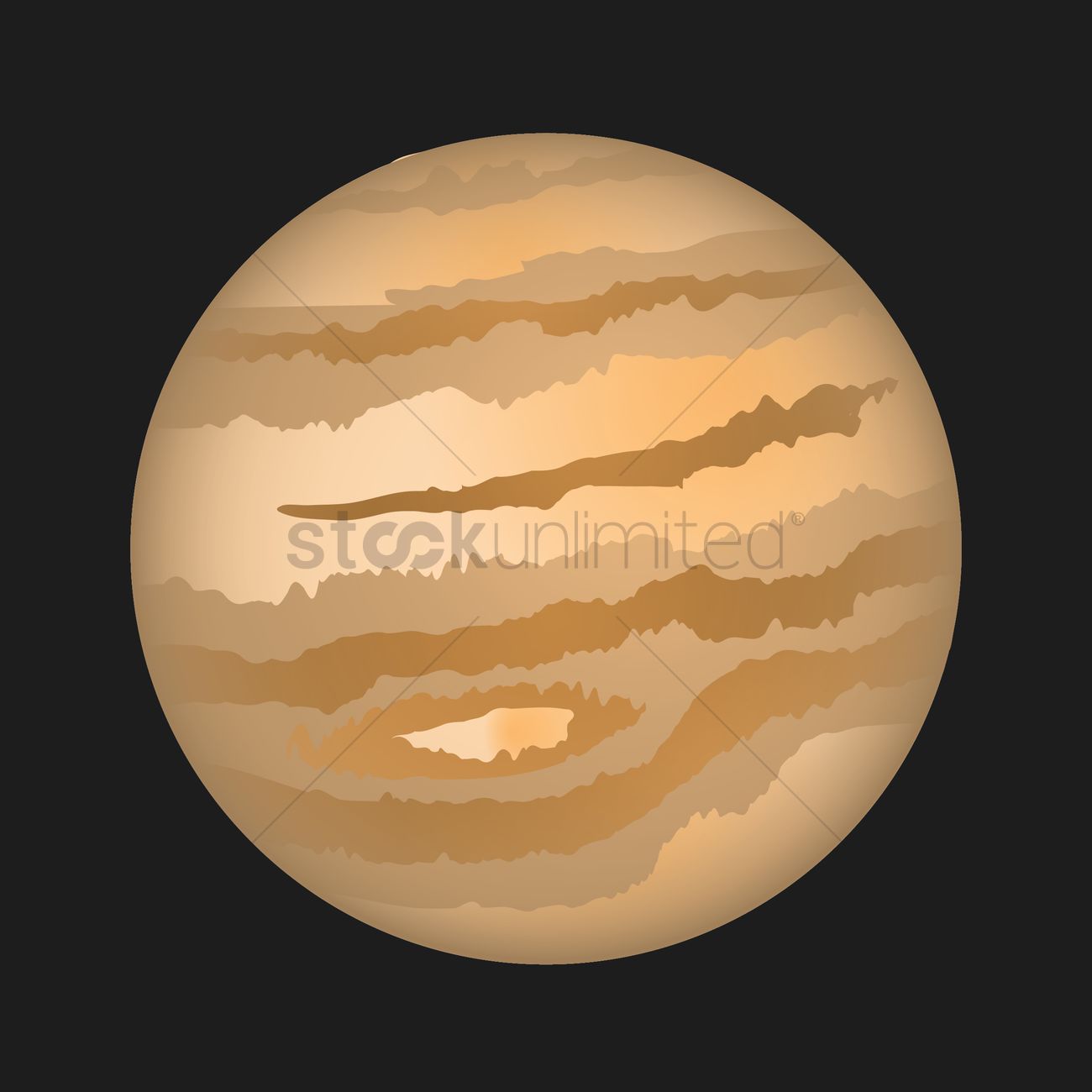 Jupiter Vector Image 1300x1300 Jupiter Vector Image