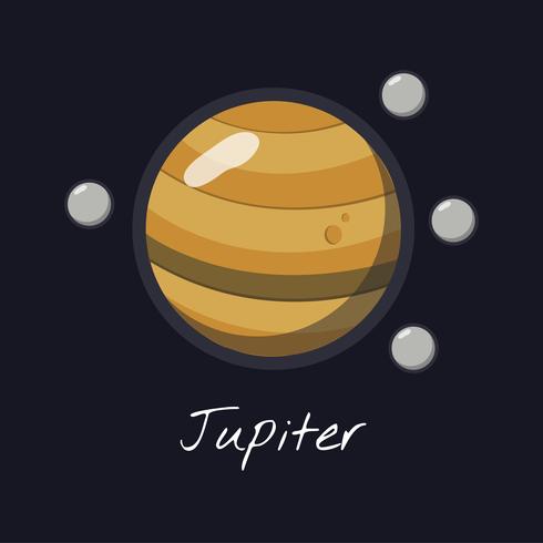 Planet Jupiter Vector 490x490 Planet Jupiter Vector