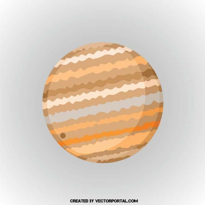 Vector Art Of The Planet Jupiter Various Vectors Free Vector 660x660 Vector Art Of The Planet Jupiter Various Vectors Free Vector