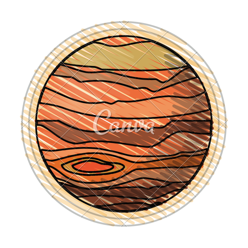 Jupiter Vector Illustration 800x800 Jupiter Vector Illustration