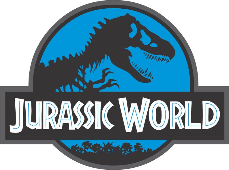794x590 Jurassic World Logo Jurassic World Logo Vector Jurassic Etsy