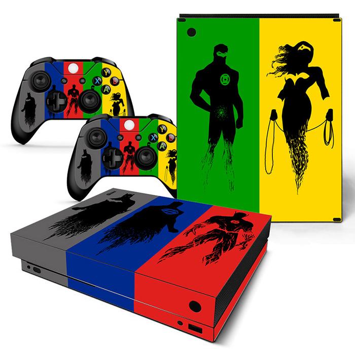 700x700 Dc Comics Justice League Vector Design Xbox One X Decal Skin