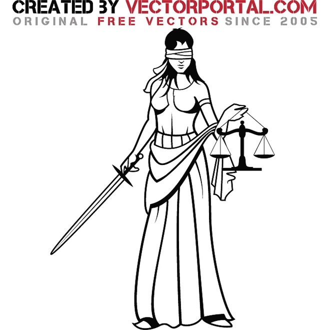 660x660 Lady Justice Vector Graphics