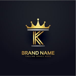 Letter K Crown Logo Vector 300x300 Letter K Crown Logo Vector