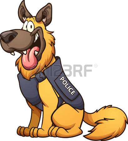 411x450 Police Dog Vector Clipart, Free Download Clipart And Images