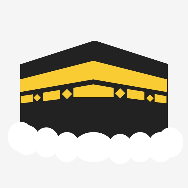 640x640 Kaaba Vector Design Illustration Png Element, Kaaba, Mecque, Hajj