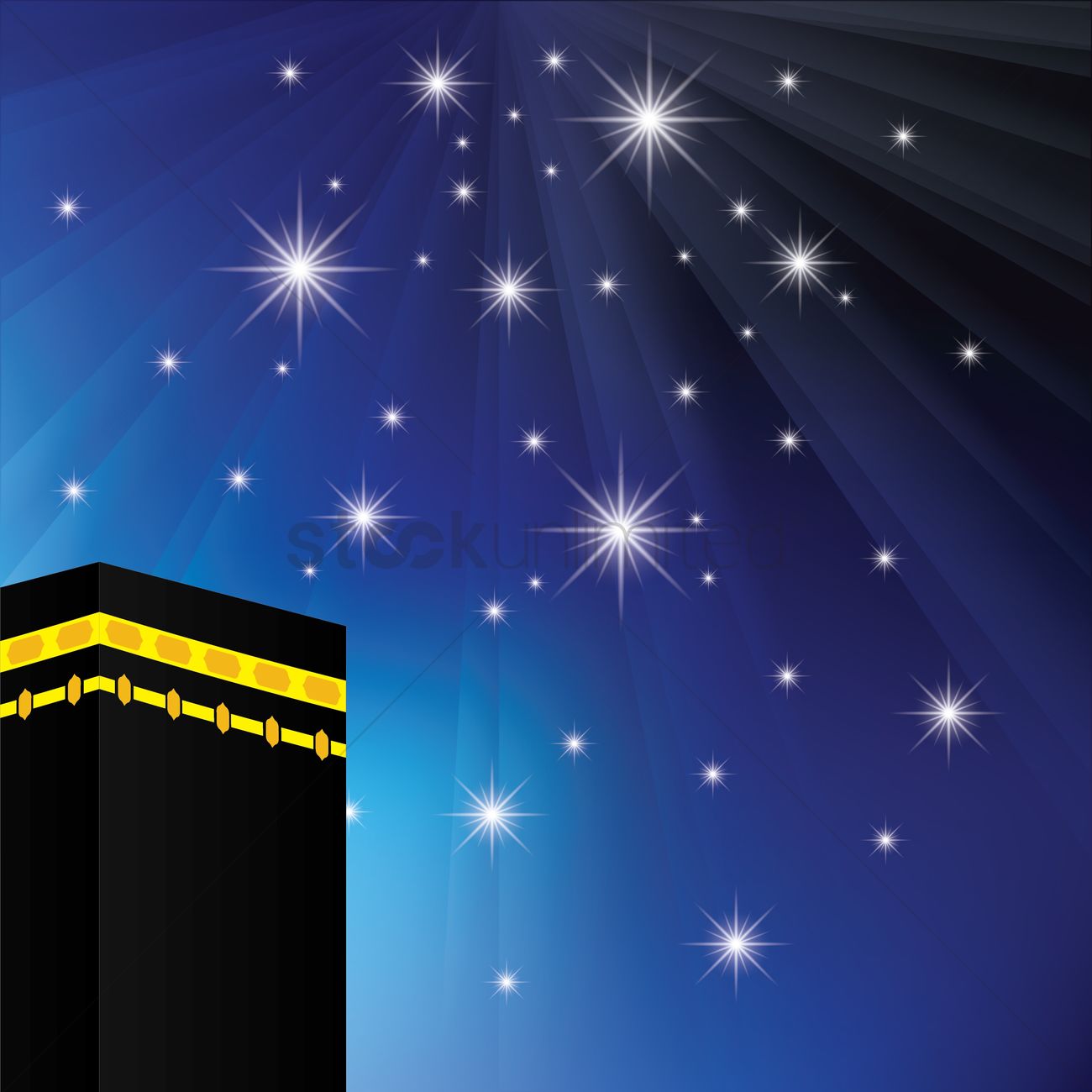 1300x1300 Kaaba Vector Image