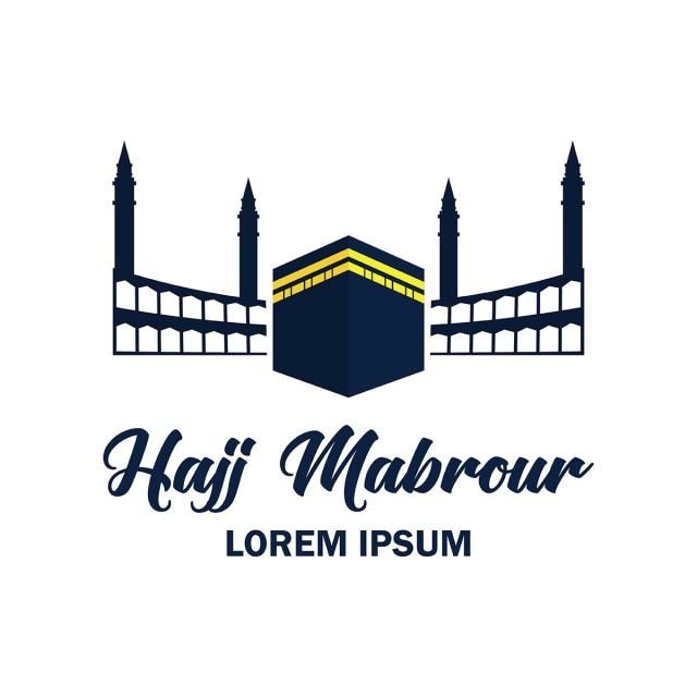 640x640 Makkah Kaaba Hajj Omra Logo Vector Illustration Feel