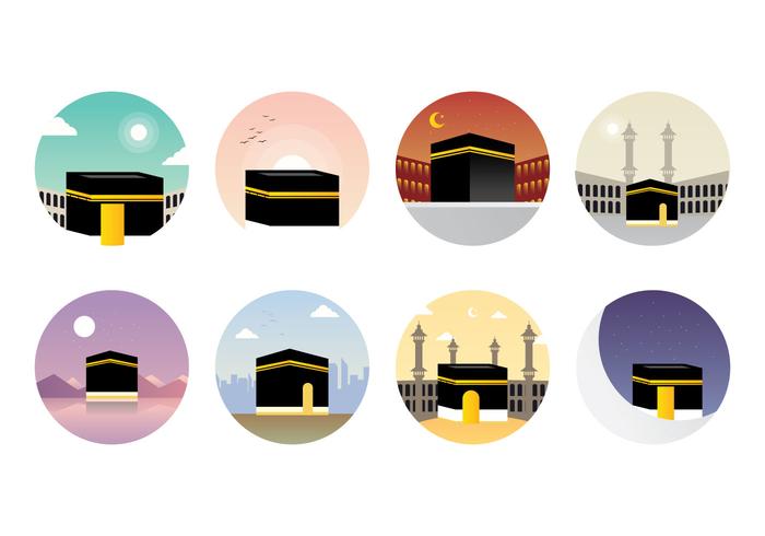 700x490 Free Makkah Kaaba Vector Stock Images