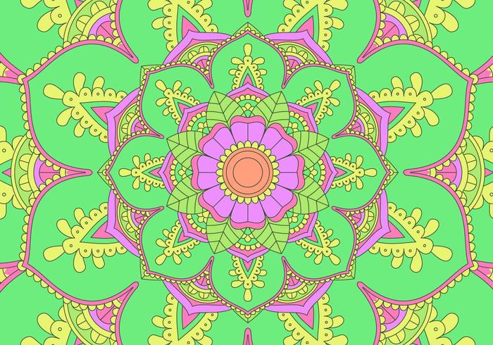 700x490 Kaleidoscope Pattern Background Illustration