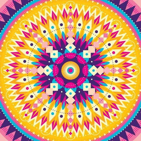 490x490 Kaleidoscope Pattern Vector