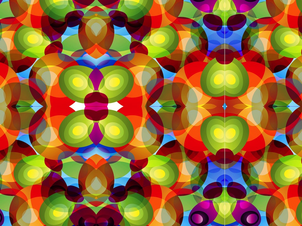 1024x767 Kaleidoscope Pattern Vector Art Graphics