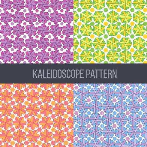 490x490 Kaleidoscope Pattern Vector Set