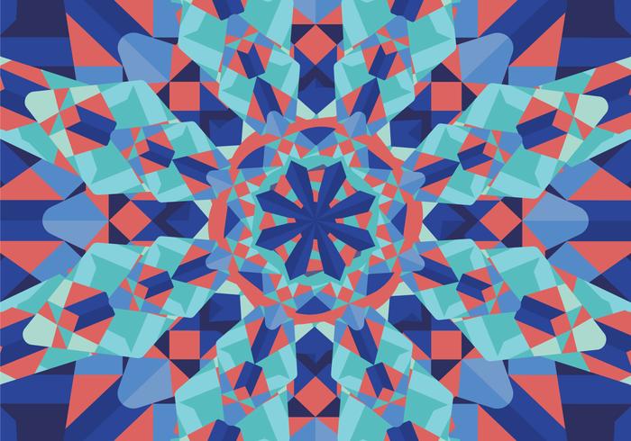 700x490 Kaleidoscope Pattern Vector