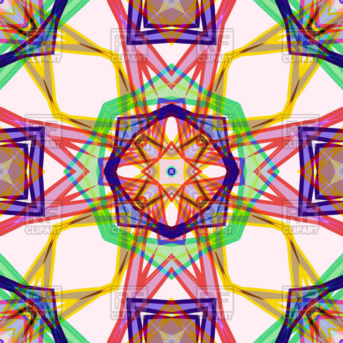 480x480 Seamless Colorful Kaleidoscope Pattern Vector Image Of Backgrounds