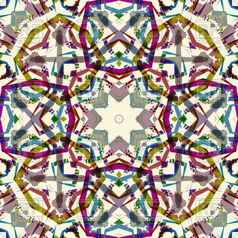 480x480 Seamless Kaleidoscope Pattern Vector Image Of Backgrounds